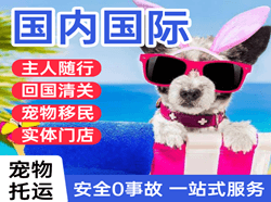 重庆仙女山航空快运国际宠物托运 【国